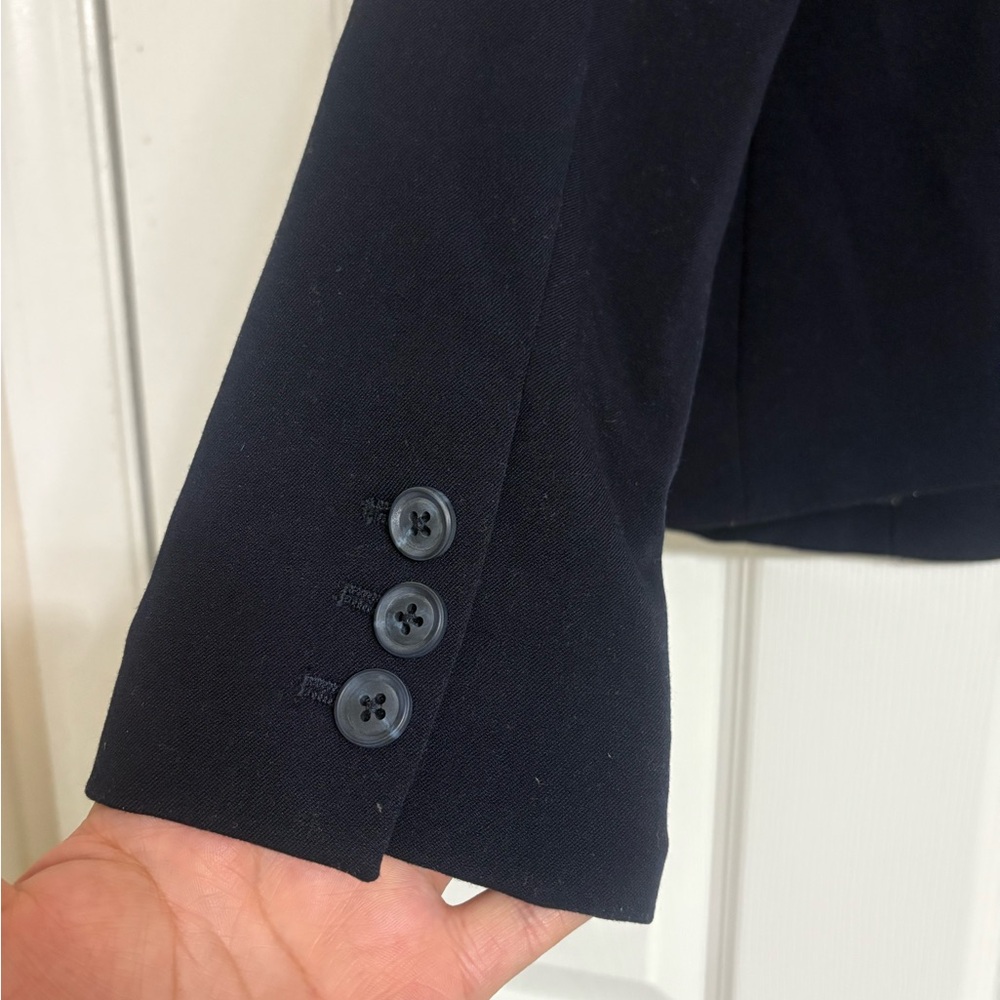 Merona Women's Dark Blue Suit Jacket Size 6 - Picture 7 of 9